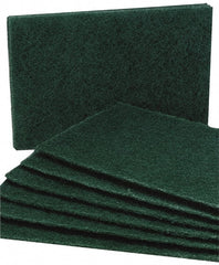 Ability One - 9-1/2" Long x 6" Wide x 1/4" Thick Sponge - Medium-Duty, Green - Exact Tooling