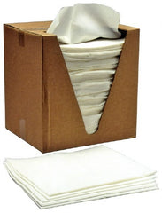 Ability One - Flat Fold General Purpose Wipes - 14-1/4" x 12-1/2" Sheet Size, White - Exact Tooling