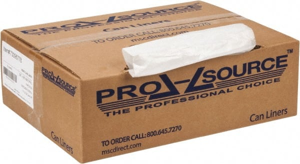 PRO-SOURCE - 0.31 mil Thick, Household/Office Trash Bags - 30" Wide x 36" High, Clear - Exact Tooling