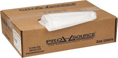 PRO-SOURCE - 0.35 mil Thick, Household/Office Trash Bags - 33" Wide x 39" High, Clear - Exact Tooling