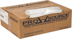 PRO-SOURCE - 0.47 mil Thick, Household/Office Trash Bags - 38" Wide x 58" High, Clear - Exact Tooling
