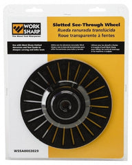 Work Sharp - 6 Inch Outside Diameter Slotted Wheel - Work Sharp 3000 Machine Compatible - Exact Tooling