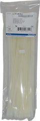 Thomas & Betts - 14-1/2" Long Natural (Color) Nylon Standard Cable Tie - 40 Lb Tensile Strength, 1.13mm Thick, 5/8" Max Bundle Diam - Exact Tooling