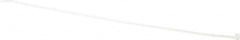 Thomas & Betts - 14.1" Long Natural (Color) Nylon Standard Cable Tie - 50 Lb Tensile Strength, 1.35mm Thick, 1-1/4" Max Bundle Diam - Exact Tooling