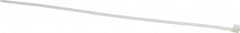 Thomas & Betts - 14.2" Long Natural (Color) Nylon Standard Cable Tie - 120 Lb Tensile Strength, 1.91mm Thick, 2-7/8" Max Bundle Diam - Exact Tooling