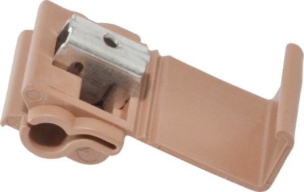 3M - 12 to 10 AWG, Brown, IDC, Run & Tap Quick Splice Connector - 2 Wires - Exact Tooling