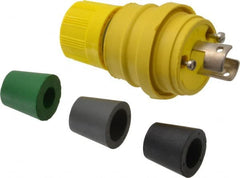 Value Collection - 250 Volt, 20 Amp, L2-20 Configuration, Industrial Grade, Ungrounded Plug - 2 Poles, IP67 - Exact Tooling