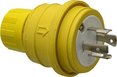 Value Collection - 250 Volt, 20 Amp, L15-20 Configuration, Industrial Grade, Ungrounded Plug - 3 Poles, IP67 - Exact Tooling