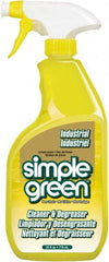 Simple Green - 24 oz Spray Bottle Cleaner/Degreaser - Liquid, Biodegradable, Concentrated, Lemon - Exact Tooling