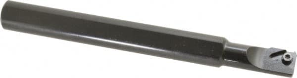 Carmex - Internal Thread, Right Hand Cut, 5/8" Shank Width x 3/4" Shank Height Indexable Threading Toolholder - 7" OAL, 16IR Insert Compatibility, SI Toolholder, Series SIR - Exact Tooling