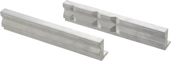 Wilton - 5-1/2" Jaw Width, Aluminum, Vise Jaw Cap - Magnetic Attachment - Exact Tooling