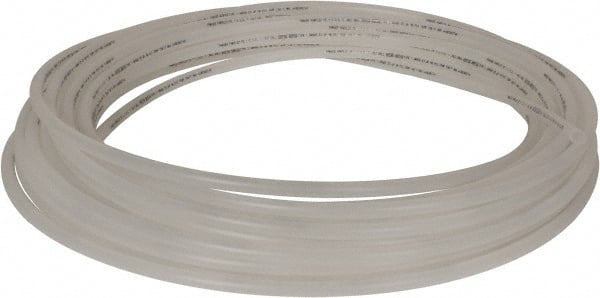 Parker - 3/8" ID x 1/2" OD, 1/16" Wall Thickness, 100' Long, Polyethylene Tube - Natural, 90 Max psi, -80 to 150°F - Exact Tooling