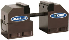 Kurt - 3-1/2" Jaw Width, 4-5/8" High x 8" Long Vise - For Use with 5 Axis Workholding Systems - Exact Tooling