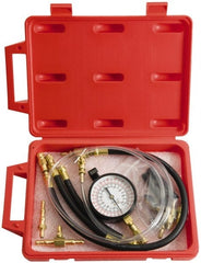 Proto - 2' Hose Length, 0 to 145 psi, Mechanical Automotive Fuel Injection Tester - 1 Lb Graduation - Exact Tooling