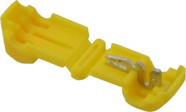 3M - 12 AWG, Nylon, Fully Insulated, Female Wire Disconnect - 1/4 Inch Wide Tab, Yellow, CSA Certified, CSA LR32411, UL File E70512, UL Listed - Exact Tooling