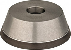 Norton - 5" Diam, 1-1/4" Hole Size, 1-3/4" Overall Thickness, 180 Grit, Type 11 Tool & Cutter Grinding Wheel - Very Fine Grade, Diamond, Resinoid Bond - Exact Tooling