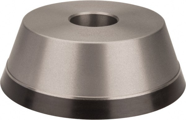 Norton - 5" Diam, 1-1/4" Hole Size, 1-3/4" Overall Thickness, 180 Grit, Type 11 Tool & Cutter Grinding Wheel - Very Fine Grade, Diamond, Resinoid Bond - Exact Tooling