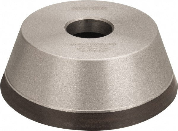 Norton - 5" Diam, 1-1/4" Hole Size, 1-3/4" Overall Thickness, 150 Grit, Type 11 Tool & Cutter Grinding Wheel - Very Fine Grade, Diamond, Resinoid Bond - Exact Tooling
