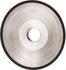Norton - 6" Diam, 1-1/4" Hole Size, 1" Overall Thickness, 120 Grit, Type 12 Tool & Cutter Grinding Wheel - Fine Grade, CBN, Resinoid Bond - Exact Tooling