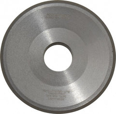 Norton - 3" Diam, 3/4" Hole Size, 7/16" Overall Thickness, 150 Grit, Type 12 Tool & Cutter Grinding Wheel - Very Fine Grade, Diamond, Resinoid Bond - Exact Tooling