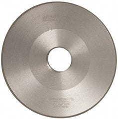Norton - 6" Diam, 1-1/4" Hole Size, 3/4" Overall Thickness, 150 Grit, Type 15 Tool & Cutter Grinding Wheel - Very Fine Grade, Diamond, Resinoid Bond - Exact Tooling