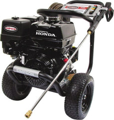 Simpson - Gas, 11.7 hp, 4,200 psi, 4 GPM, Cold Water Pressure Washer - AAA Triplex, 50' x 3/8" Hose - Exact Tooling