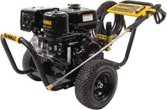 DeWALT - Gas, 11.7 hp, 4,200 psi, 4 GPM, Cold Water Pressure Washer - AAA Triplex, 50' x 3/8" Hose - Exact Tooling