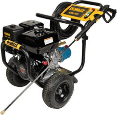 DeWALT - Gas, 11.7 hp, 4,200 psi, 4 GPM, Cold Water Pressure Washer - CAT Triplex, 50' x 3/8" Hose - Exact Tooling