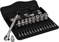 Wera - 1/4" Drive Standard Socket Set - 5 to 13mm - Exact Tooling