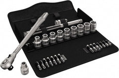 Wera - 1/2" Drive Standard Socket Set - 10 to 19mm - Exact Tooling