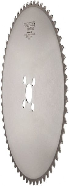 Lenox - 580mm Diam, 80mm Arbor Hole Diam, 60 Tooth Wet & Dry Cut Saw Blade - Cermet-Tipped, Clean Action, Standard Round Arbor - Exact Tooling
