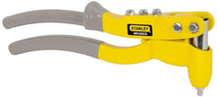 Stanley - Right Angle Head Hand Riveter - 3/32 to 3/16" Rivet Capacity, 10" OAL - Exact Tooling