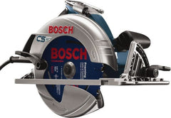 Bosch - 15 Amps, 7-1/4" Blade Diam, 5,600 RPM, Electric Circular Saw - 7-1/4" Arbor Hole, Left Blade - Exact Tooling