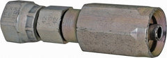 Parker - 9/16-18 SAE Steel Hydraulic Hose Female Seal-Lok Swivel Long - 6,000 psi, -4 Hose Size, 1/4" Hose Diam - Exact Tooling