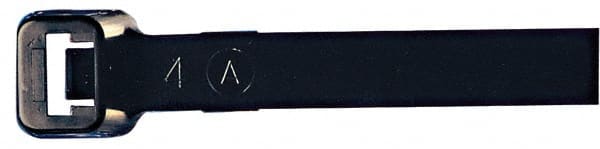 Made in USA - 37-1/4" Long Black Nylon Standard Cable Tie - 175 Lb Tensile Strength, 2.29mm Thick, 4" Max Bundle Diam - Exact Tooling