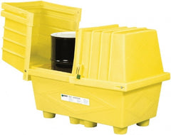 Enpac - Drum Storage Units & Lockers Type: Drum Storage Locker w/Drain Number of Drums: 2 - Exact Tooling