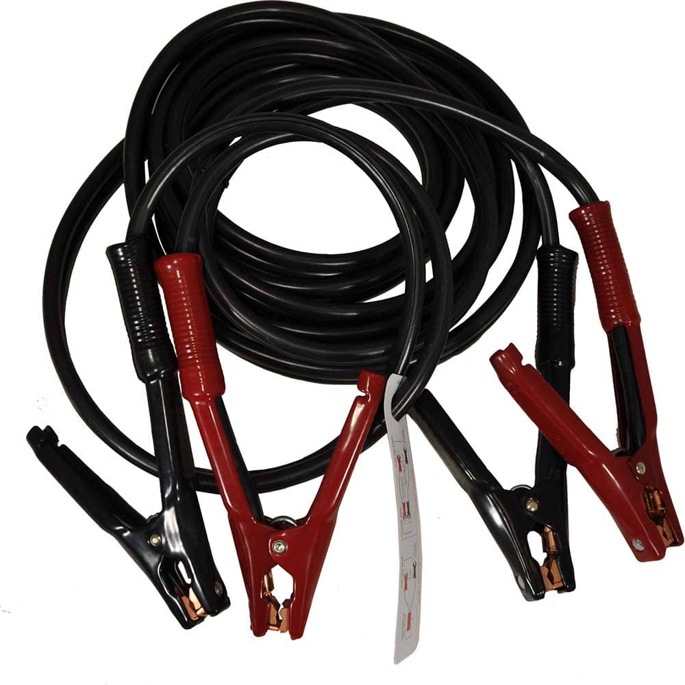 Associated Equipment - Booster Cables; Type: Heavy-Duty Booster Cable ; Wire Gauge: Multiple Gauge ; Length (Feet): 20 ; Color: Black/Red ; Amperage Rating: 800 - Exact Tooling