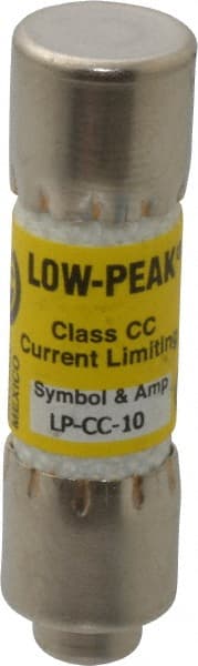 Cooper Bussmann - 150 VDC, 600 VAC, 10 Amp, Time Delay General Purpose Fuse - Fuse Holder Mount, 1-1/2" OAL, 20 at DC, 200 at AC (RMS) kA Rating, 13/32" Diam - Exact Tooling