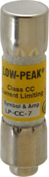Cooper Bussmann - 150 VDC, 600 VAC, 7 Amp, Time Delay General Purpose Fuse - Fuse Holder Mount, 1-1/2" OAL, 20 at DC, 200 at AC (RMS) kA Rating, 13/32" Diam - Exact Tooling