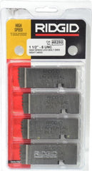 Ridgid - 1-1/2 - 6 UNC Thread, 6° Hook Angle, Right Hand High Speed Steel Chaser - Ridgid 504A, 711, 811A, 815A, 816, 817, 911 Compatibility - Exact Tooling