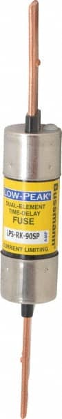 Cooper Bussmann - 300 VDC, 600 VAC, 90 Amp, Time Delay General Purpose Fuse - Bolt-on Mount, 7-7/8" OAL, 100 at DC, 300 at AC (RMS) kA Rating, 1-5/16" Diam - Exact Tooling