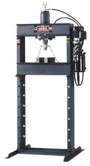 Dake - 25 Ton Hydraulic Shop Press - 10 Inch Stroke, 1 HP, Single Phase - Exact Tooling