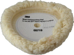 3M - 9" Diam Wool Bonnet Pad - Wool - Exact Tooling