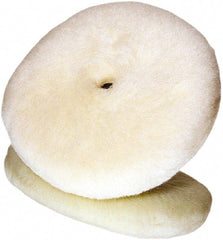 3M - 9" Diam Wool Buffing & Backing Pad - Quick Connect Attachment - Exact Tooling