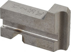 GTD - #2-56 UNC Thread, 10° Hook Angle, Projection, Right Hand High Speed Steel Chaser - Geometric 5/16 DS Compatibility, 45° Chamfer Angle - Exact Tooling