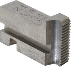 GTD - 5/16-24 UNF Thread, 15° Hook Angle, Projection, Right Hand High Speed Steel Chaser - Geometric 9/16 DSA Compatibility, 45° Chamfer Angle - Exact Tooling