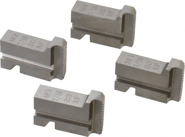 GTD - 7/16-20 UNF Thread, 15° Hook Angle, Projection, Right Hand High Speed Steel Chaser - Geometric 9/16 DSA Compatibility, 45° Chamfer Angle - Exact Tooling