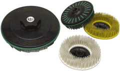 3M - 7" 50 Grit Ceramic Straight Disc Brush - Coarse Grade, 7/8" Trim Length, 7/8" Arbor Hole - Exact Tooling