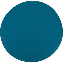 Norton - 20" Diam, 80 Grit Zirconia Alumina Adhesive PSA Disc - Coarse Grade, Blue, Y Weighted Backing, Flexible - Exact Tooling