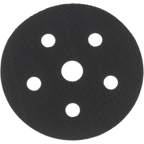 Dynabrade - 5" Diam, Round, Hook & Loop Face, Conversion Backing Pad - Random Orbital Sander Compatible, Adhesive/PSA Back, Vacuum Pad - Exact Tooling